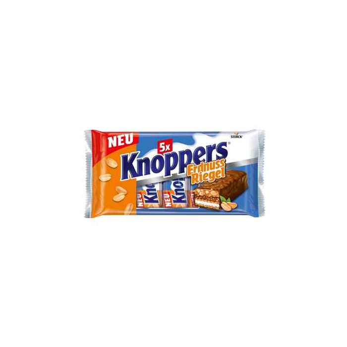 Knoppers Riegel Erdnuss 200 g, 5 Stück - Superette allemande