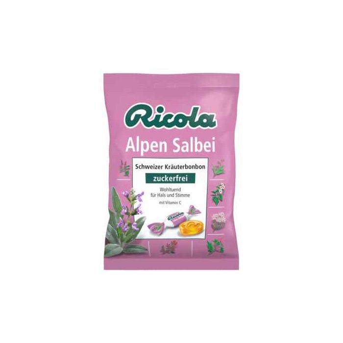 Ricola Alpen-Salbei zuckerfrei 75 g - Superette allemande