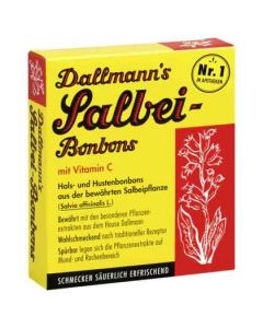 Dallmann's Salbeibonbons mit Vitamin C 20 Stück