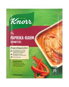 Knorr Fix Paprika-Rahm Schnitzel