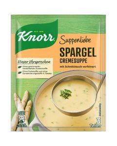Knorr Suppenliebe Spargelcreme mit Schnittlauch verfeinert