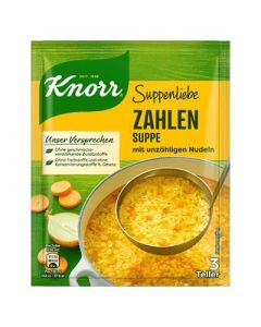 Knorr Suppenliebe Zahlensuppe