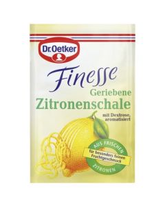 Dr. Oetker Finesse Geriebene Zitronenschale 3x 6 g