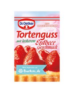 Dr. Oetker Tortenguss Erdbeer 3x 12,5 g