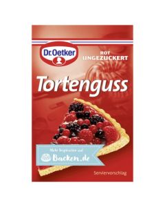 Dr. Oetker Tortenguss rot 3x 12 g