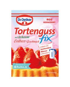 Dr. Oetker Tortenguss fix Erdbeer 50 g