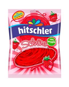 Hitschler Fruchtgummi-Schnüre mit Erdbeer-Geschmack 125 g