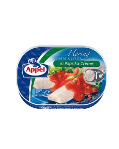 Appel Heringsfilets in Paprika-Creme