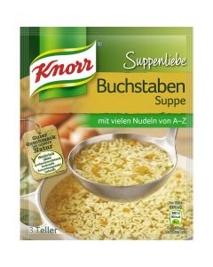 Knorr Suppenliebe Buchstabensuppe
