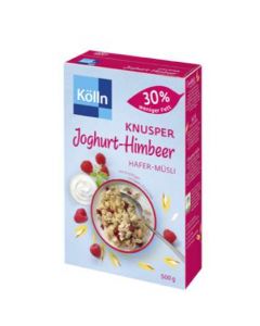 Kölln Müsli Knusper Joghurt-Himbeer 30% weniger Fett 500 g