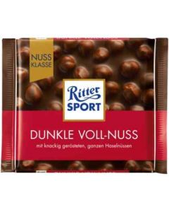 Ritter Sport Nuss-Klasse Dunkle Voll-Nuss 100 g