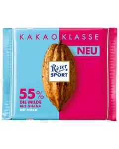 Ritter Sport Kakao Klasse 55% Die Milde 100 g