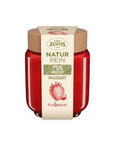 Zentis Natur Rein 75% Frucht Passiert Erdbeere
